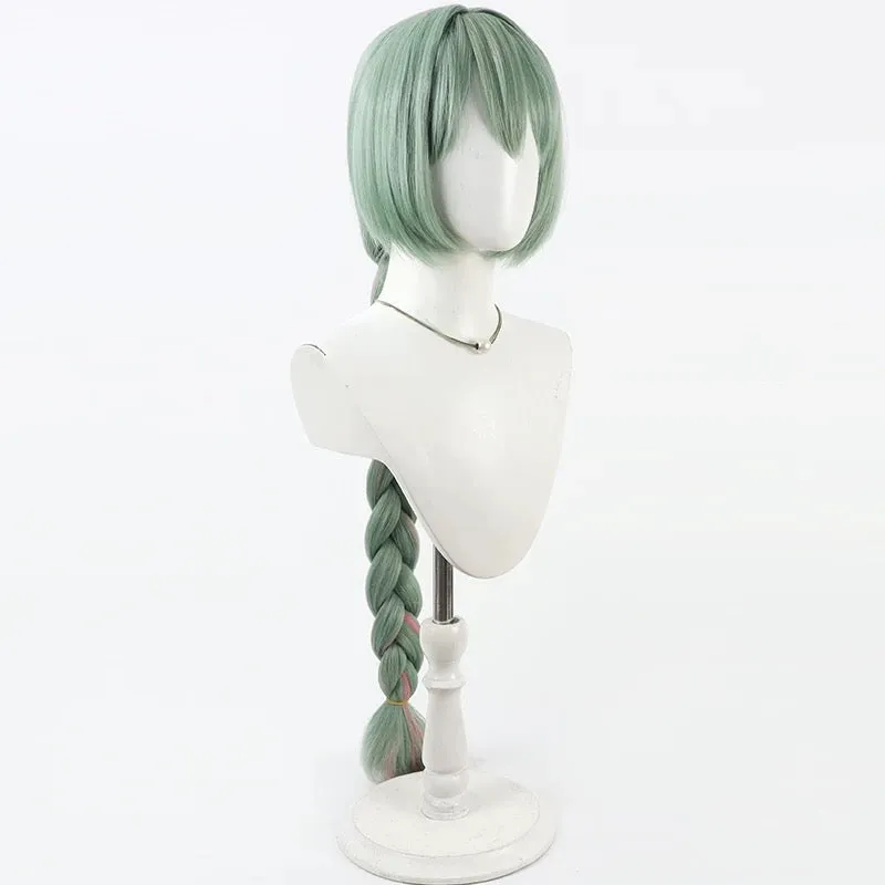 L-email Wig Wuthering Waves Phrolova Green 100cm Long Halloween Cosplay Wig sold by Lemail wig product image thumbnail 4