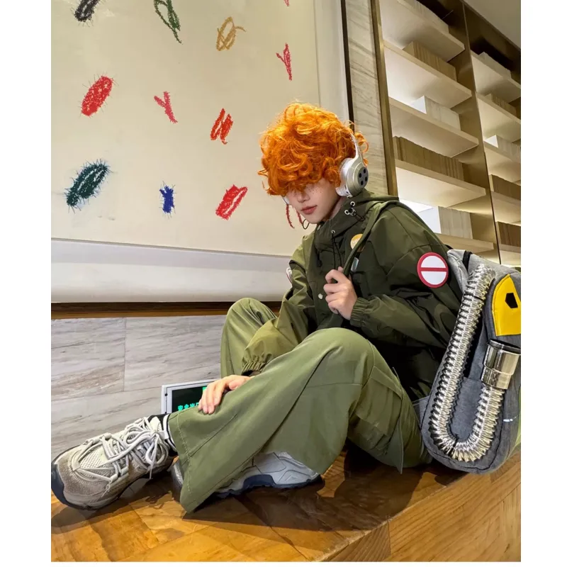 L-email Wig Panty & Stocking With Garterbelt Brief Green Costume Halloween Cosplay Costume sold by Lemail wig product image thumbnail 3