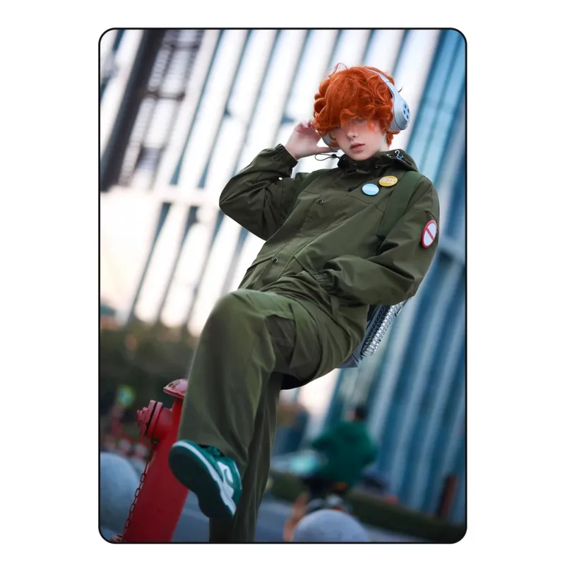 L-email Wig Panty & Stocking With Garterbelt Brief Green Costume Halloween Cosplay Costume sold by Lemail wig