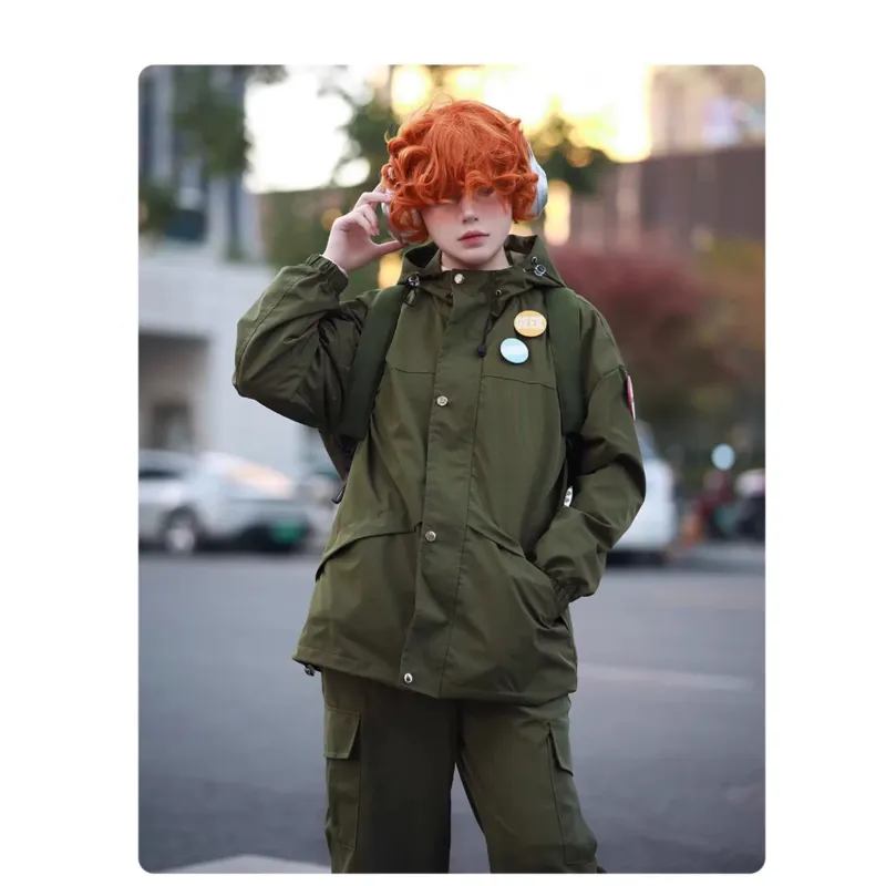 L-email Wig Panty & Stocking With Garterbelt Brief Green Costume Halloween Cosplay Costume sold by Lemail wig product image thumbnail 2