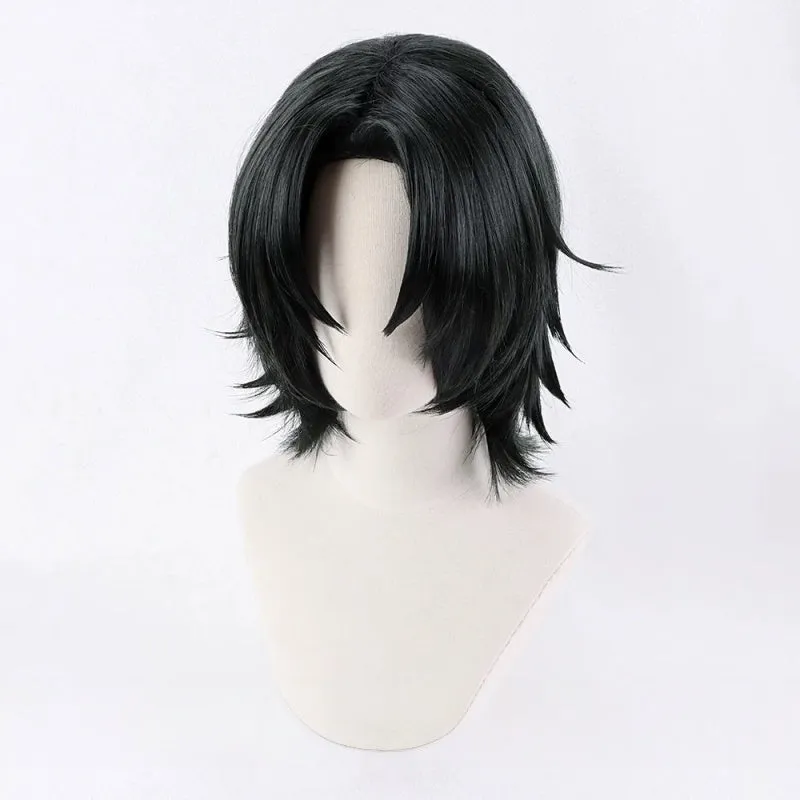 L-email Wig ONE PIECE Portgas D. Ace Black Green 35cm Halloween Cosplay Wig sold by Lemail wig product image thumbnail 4