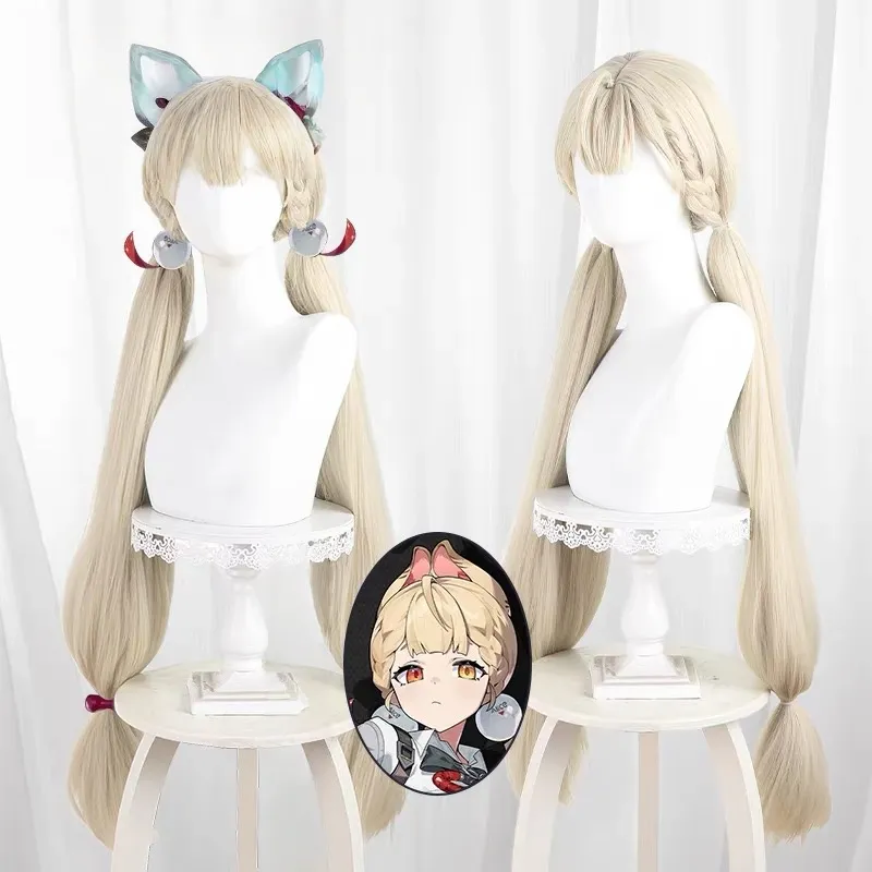 L-email Wig Zenless Zone Zero Alice Thymefield 100cm Long Halloween Cosplay Wig sold by Lemail wig