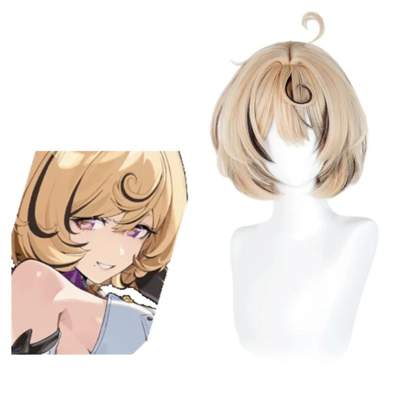L-email Wig Zenless Zone Zero Yidhari 30cm Short Halloween Cosplay Wig sold by Lemail wig