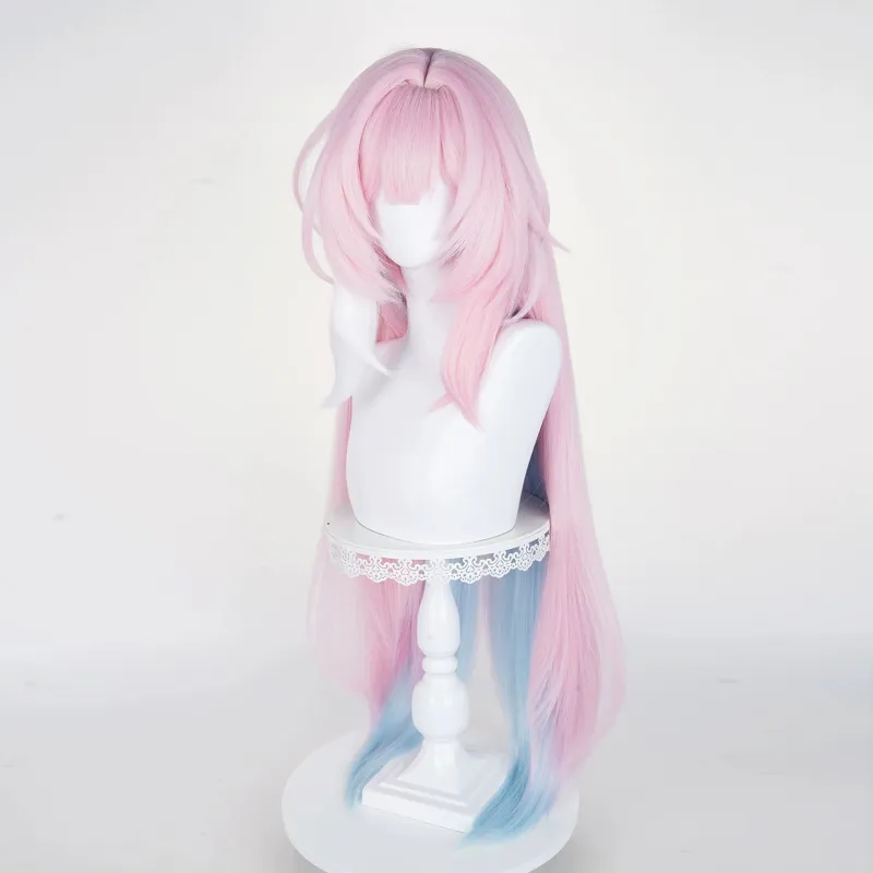 L-email Wig Honkai: Star Rail Cyrene Pink Blue 105cm Halloween Cosplay Wig sold by Lemail wig product image thumbnail 4