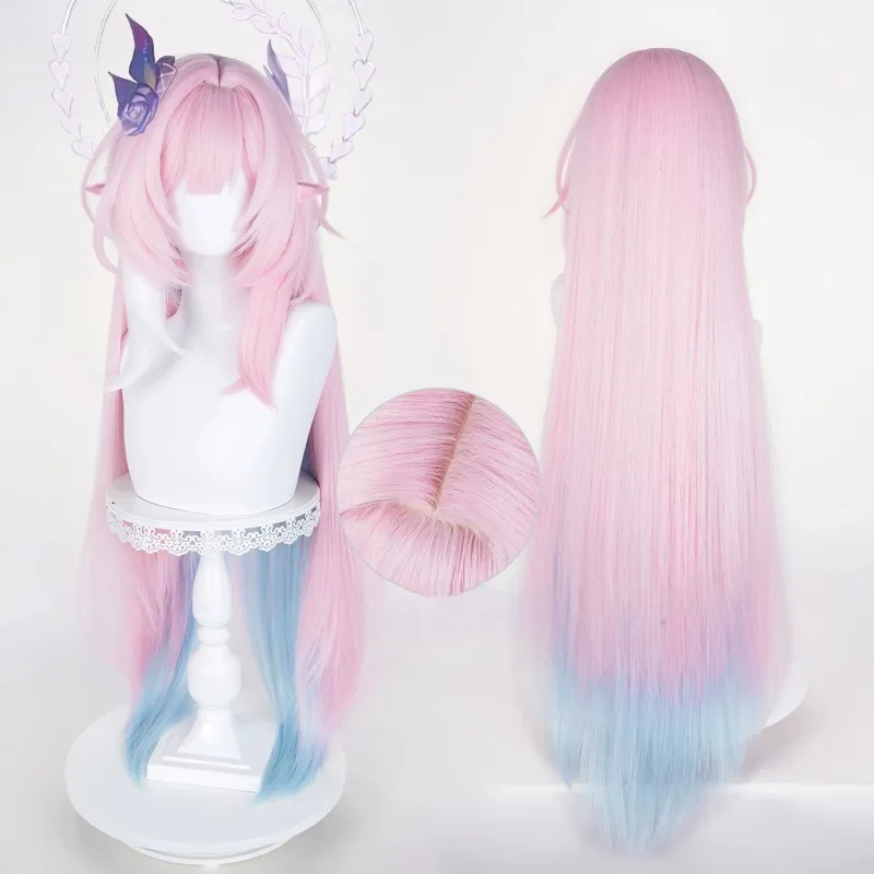 L-email Wig Honkai: Star Rail Cyrene Pink Blue 105cm Halloween Cosplay Wig sold by Lemail wig product image thumbnail 2