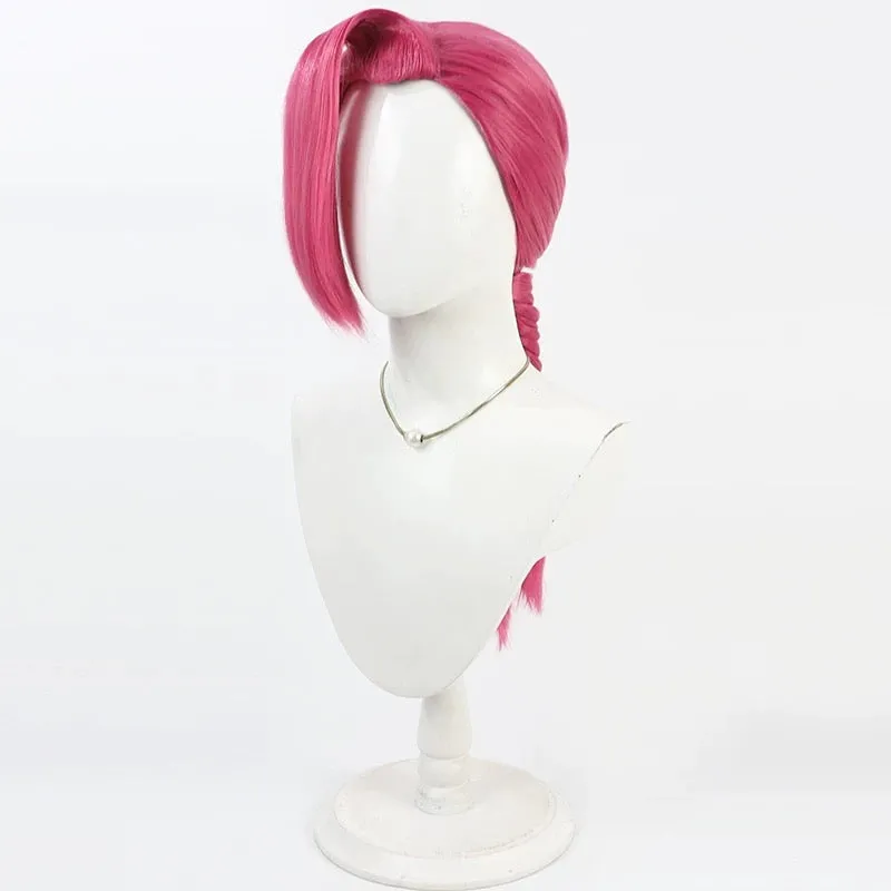 L-email Wig JoJo's Bizarre Adventure Vinegar Doppio Pink Halloween Cosplay Wig sold by Lemail wig product image thumbnail 3