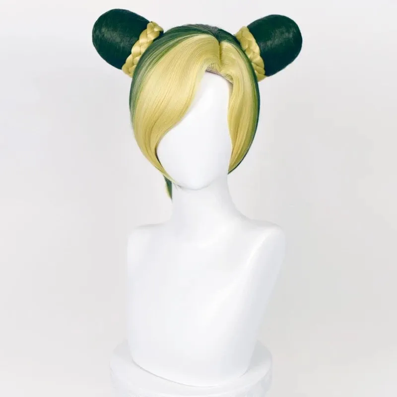 L-email Wig JoJo's Bizarre Adventure Jolyne Cujoh Color Mixing Halloween Cosplay Wig sold by Lemail wig product image thumbnail 3