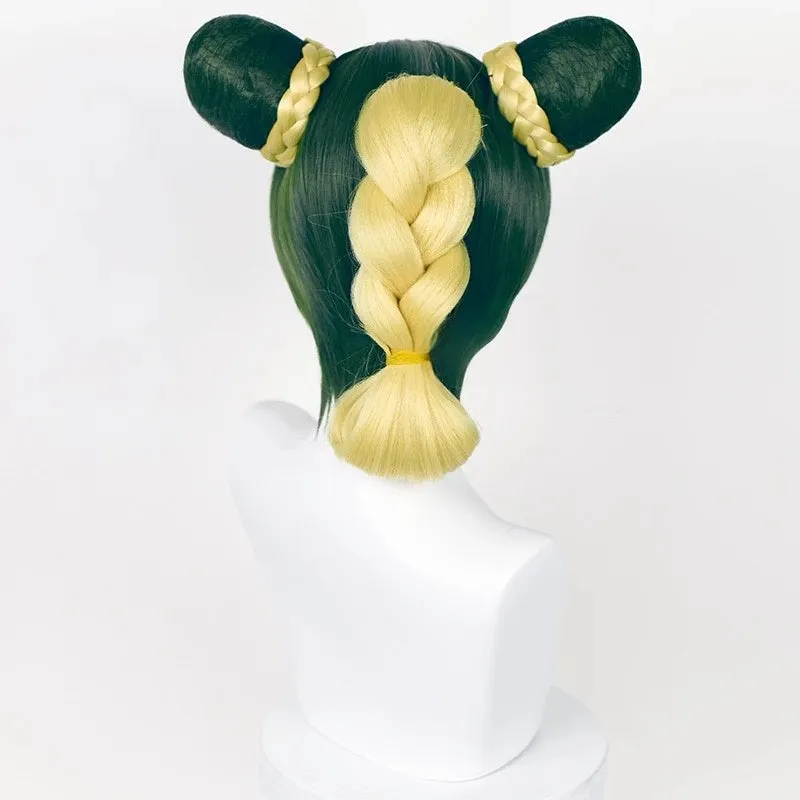 L-email Wig JoJo's Bizarre Adventure Jolyne Cujoh Color Mixing Halloween Cosplay Wig sold by Lemail wig product image thumbnail 4