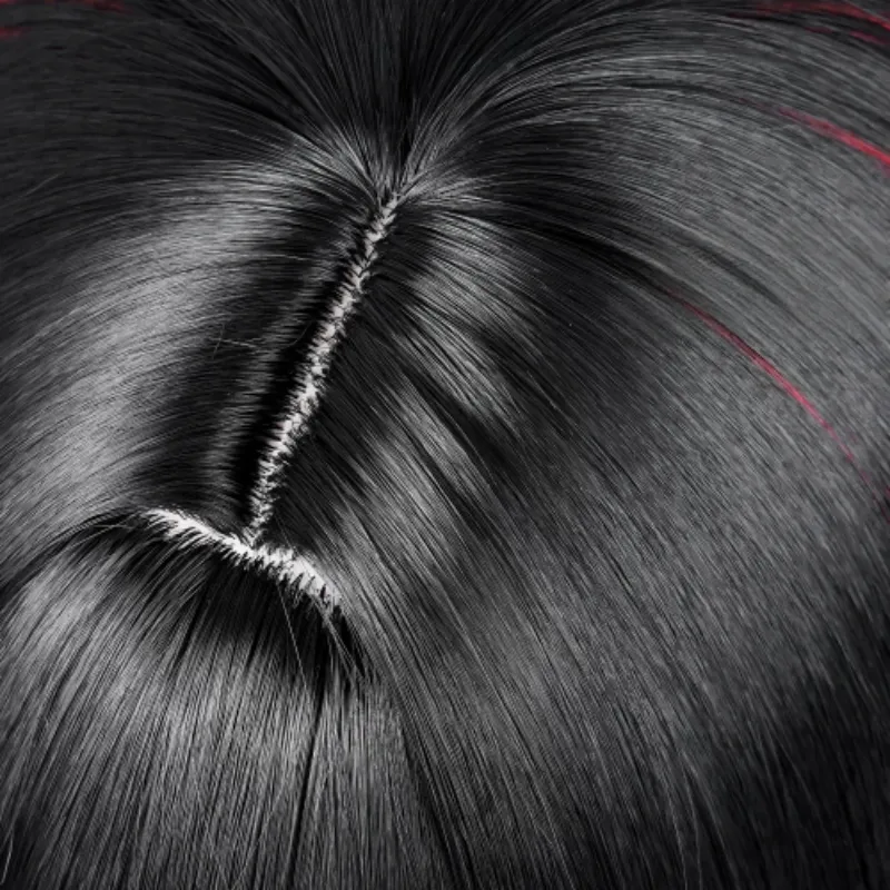 【48HR SHIP】L-email Wig League of Legends Ahri Black Red 40cm Cosplay Wig sold by Lemail wig product image thumbnail 4