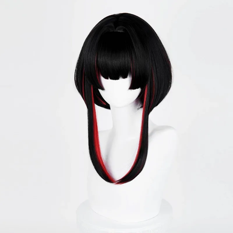 【48HR SHIP】L-email Wig League of Legends Ahri Black Red 40cm Cosplay Wig sold by Lemail wig product image thumbnail 2