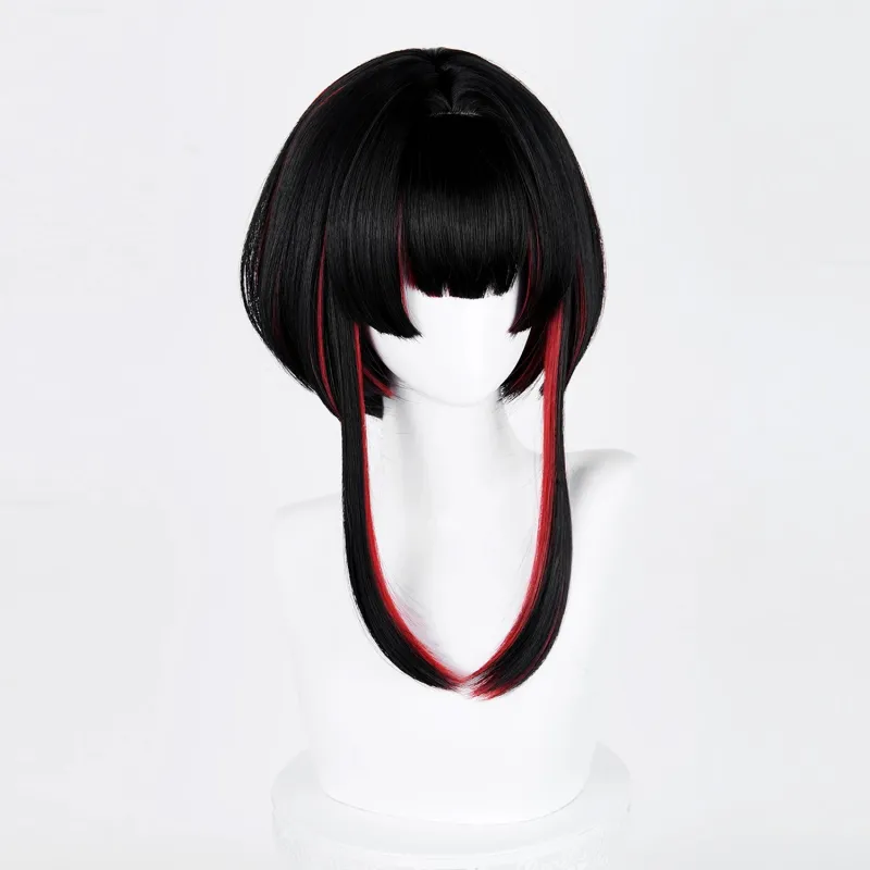 【48HR SHIP】L-email Wig League of Legends Ahri Black Red 40cm Cosplay Wig sold by Lemail wig product image thumbnail 3