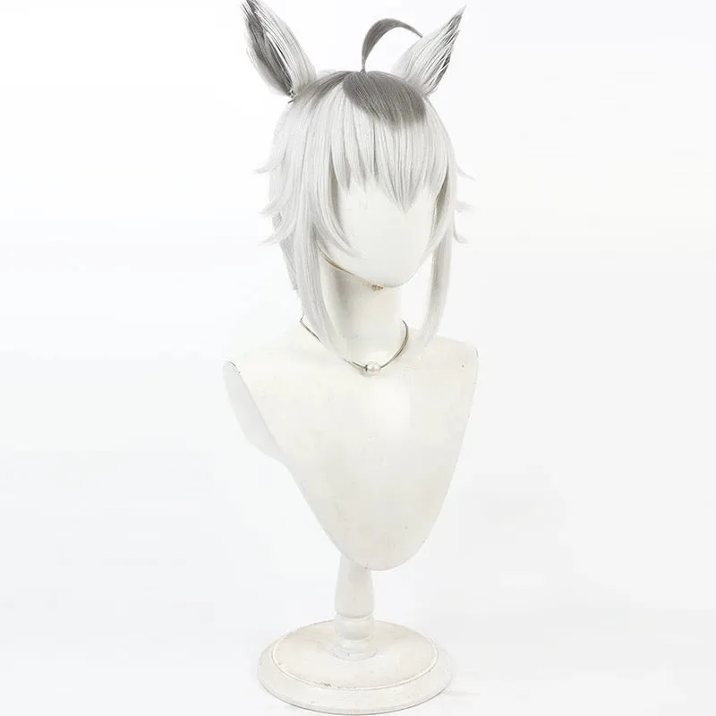 L-email Wig Uma musume: Pretty Derby Oguri Cap 45cm Ears And Tail Halloween Cosplay Wig sold by Lemail wig product image thumbnail 3