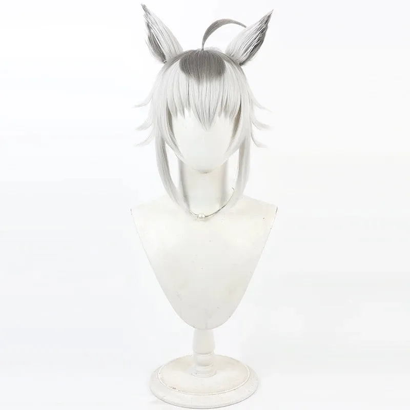 L-email Wig Uma musume: Pretty Derby Oguri Cap 45cm Ears And Tail Halloween Cosplay Wig sold by Lemail wig product image thumbnail 2