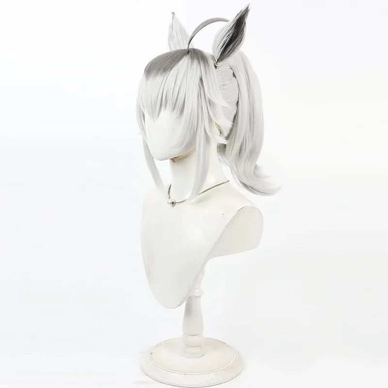 L-email Wig Uma musume: Pretty Derby Oguri Cap 45cm Ears And Tail Halloween Cosplay Wig sold by Lemail wig product image thumbnail 4