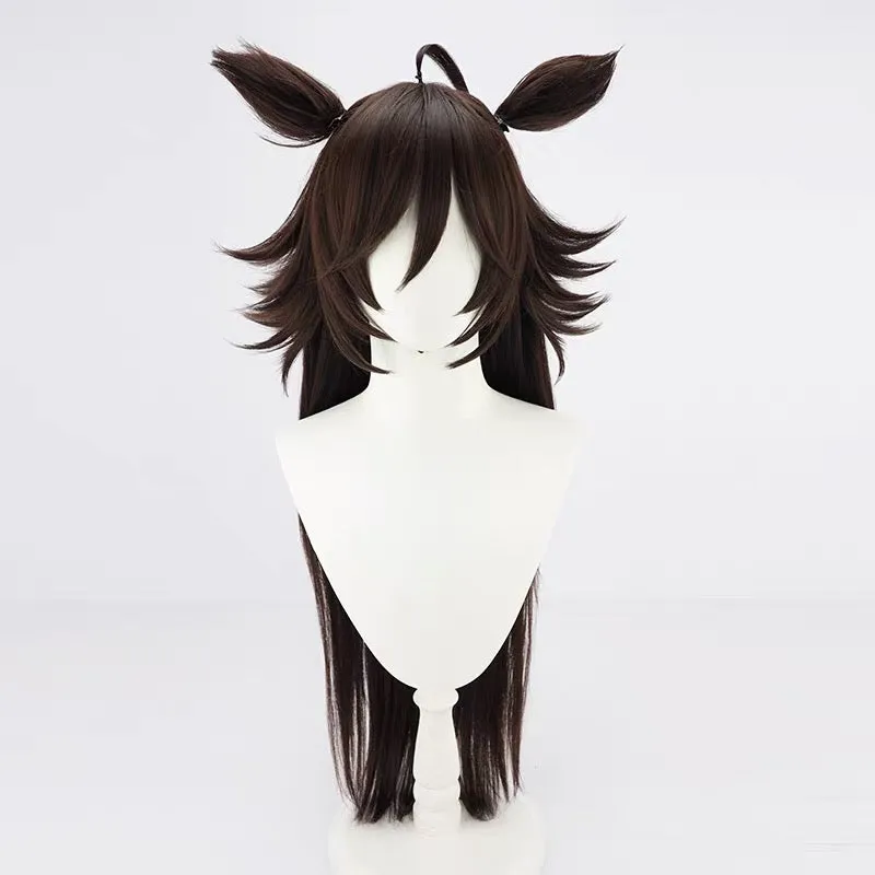 L-email Wig Uma musume: Pretty Derby Mr. C.B. Brown 85cm Ears And Tail Halloween Cosplay Wig sold by Lemail wig product image thumbnail 2