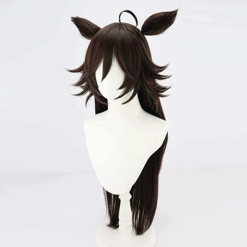 L-email Wig Uma musume: Pretty Derby Mr. C.B. Brown 85cm Ears And Tail Halloween Cosplay Wig sold by Lemail wig product image thumbnail 3