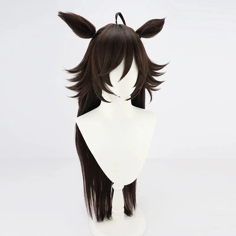 L-email Wig Uma musume: Pretty Derby Mr. C.B. Brown 85cm Ears And Tail Halloween Cosplay Wig sold by Lemail wig product image thumbnail 4