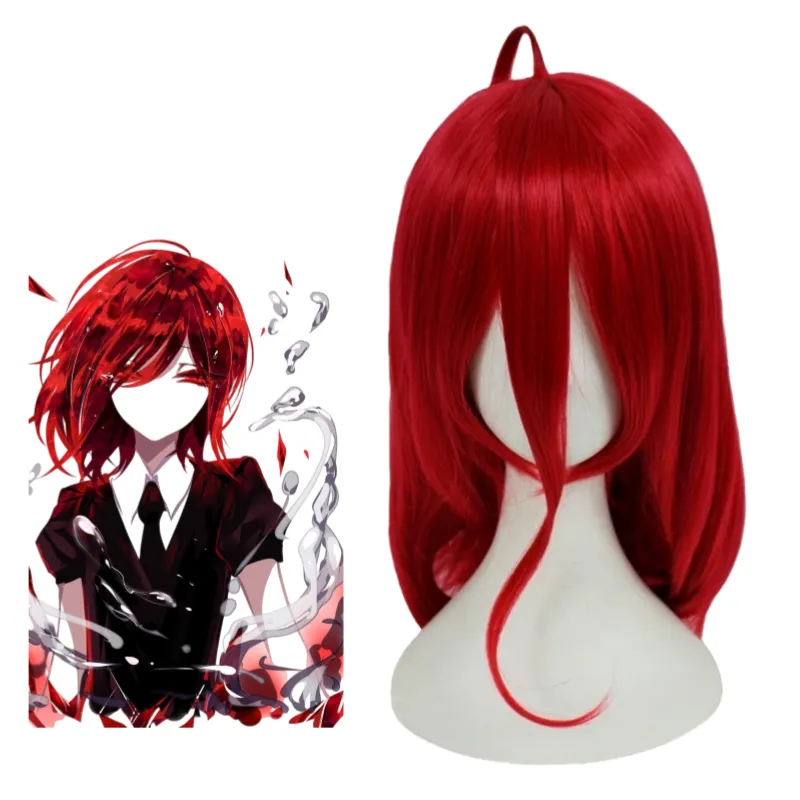 L-email Wig Land Of The Lustrous Cinnabar Red 40cm Cosplay Wig sold by Lemail wig