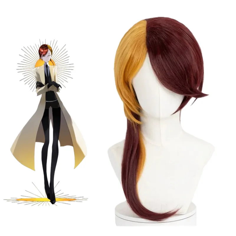 L-email Wig Land Of The Lustrous Rutile Mixed Color Long Cosplay Wig made by Lemail wig