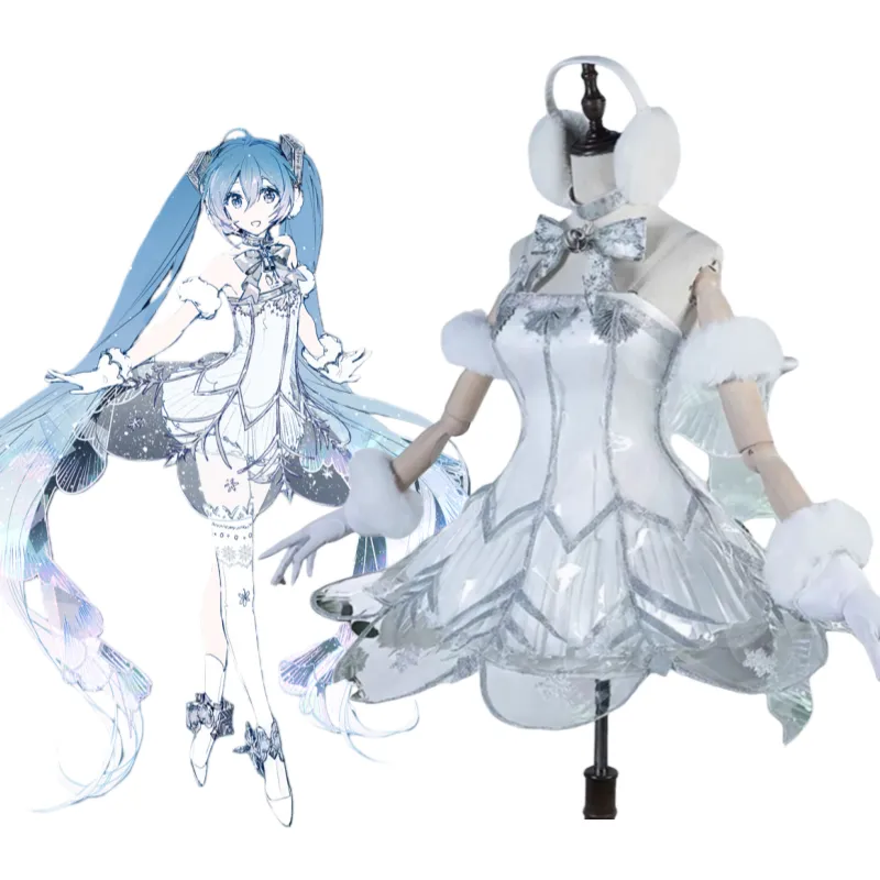 L-email Wig Hatsune Miku Symphony 2025 10th Anniversary Dress Cosplay Costume sold by Lemail wig product image thumbnail 5