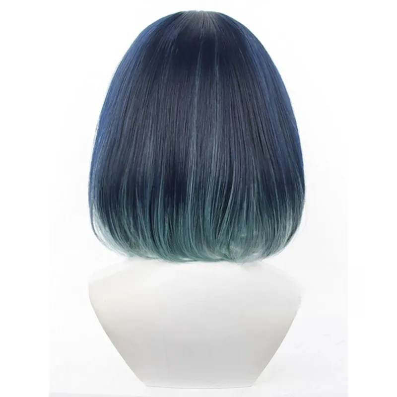 L-email Wig Oshi no Ko Akane Kurokawa Blue Green Shorts Cosplay Wig sold by Lemail wig product image thumbnail 3