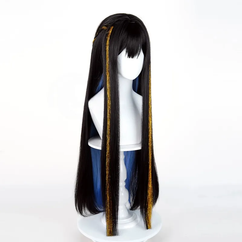 L-email Wig Honkai: Star Rail The Dahlia Constance 90cm Mixed Colors Cosplay Wig sold by Lemail wig product image thumbnail 4