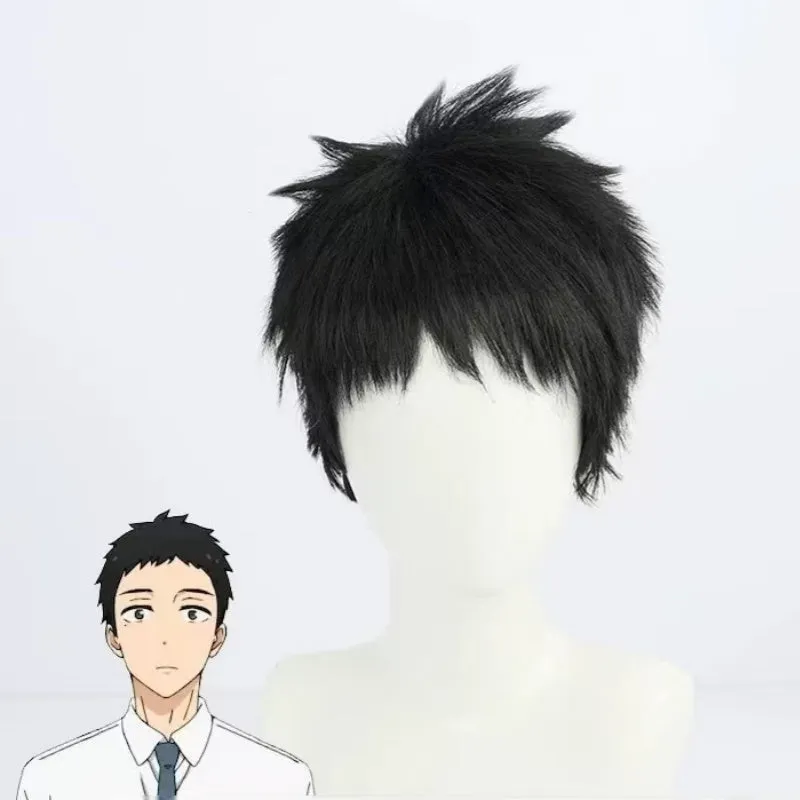 L-email Wig My Dress-Up Darling Wakana Gojo Black Short Cosplay Wig sold by Lemail wig