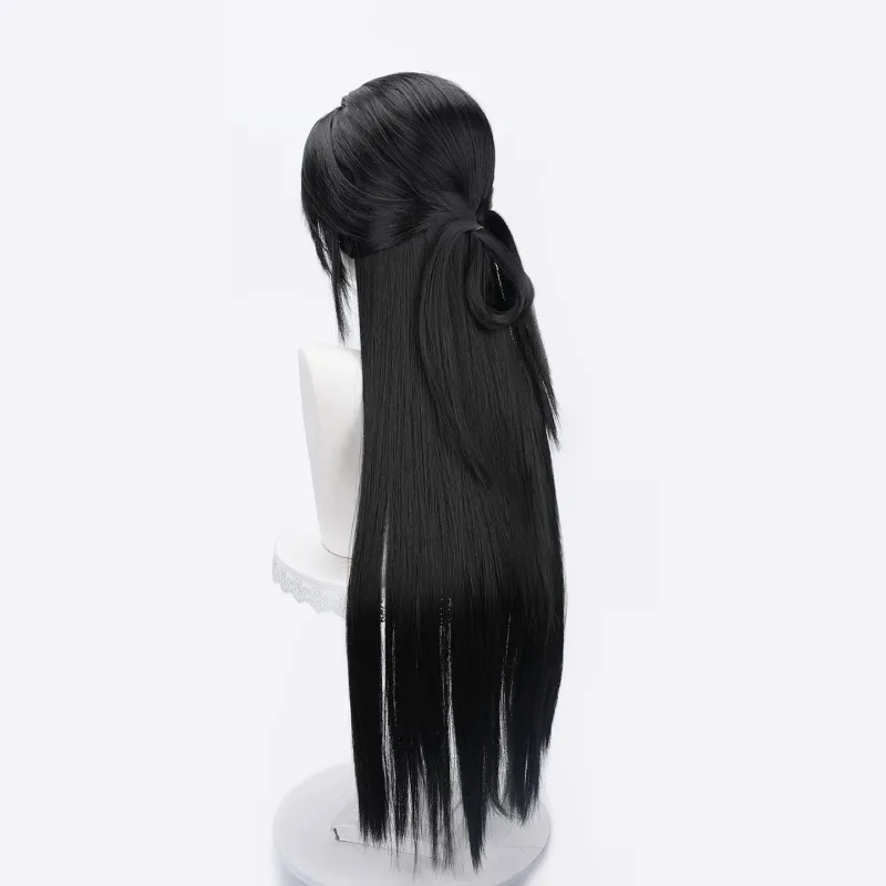 L-email Wig Where Winds Meet Jade Current Black 80cm Cosplay Wig sold by Lemail wig product image thumbnail 5