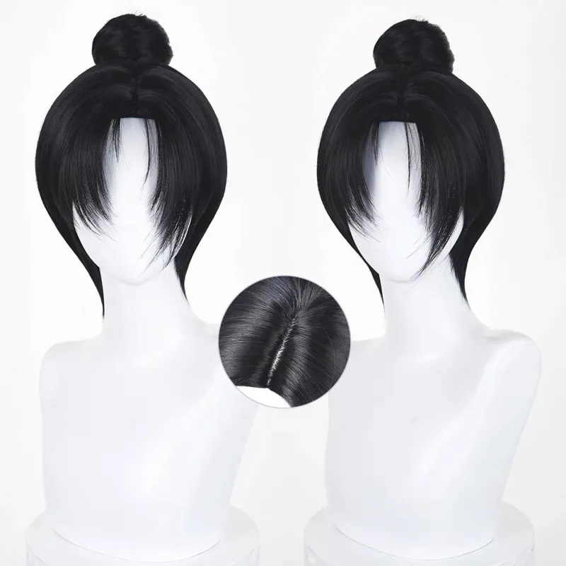 L-email Wig Where Winds Meet Well of Heaven Black 32cm Cosplay Wig sold by Lemail wig