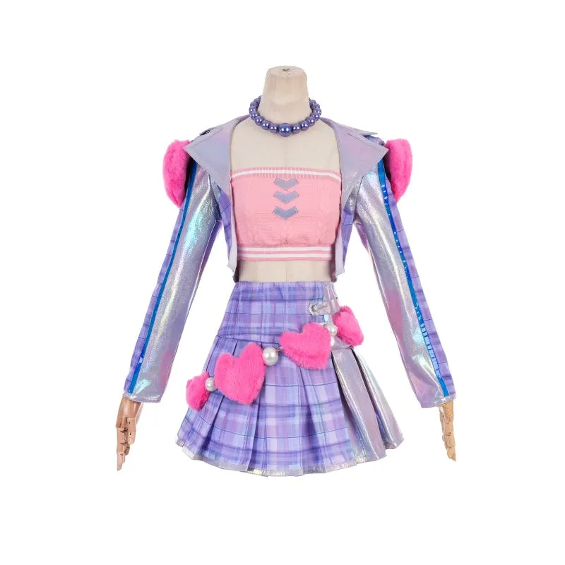 【48HR SHIP】L-email Wig LOL League Of Legends Caitlyn Full Cosplay Costume Wig Set sold by Lemail wig product image thumbnail 4