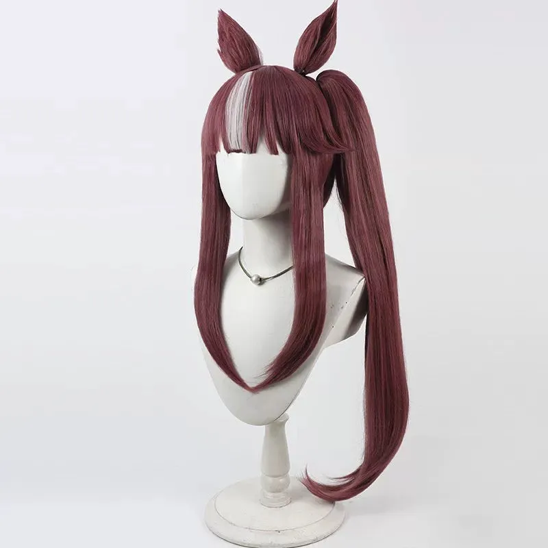 L-email Wig Uma musume: Pretty Derby Lucky Lilac Brown Ear And Tail Cosplay Wig sold by Lemail wig product image thumbnail 5