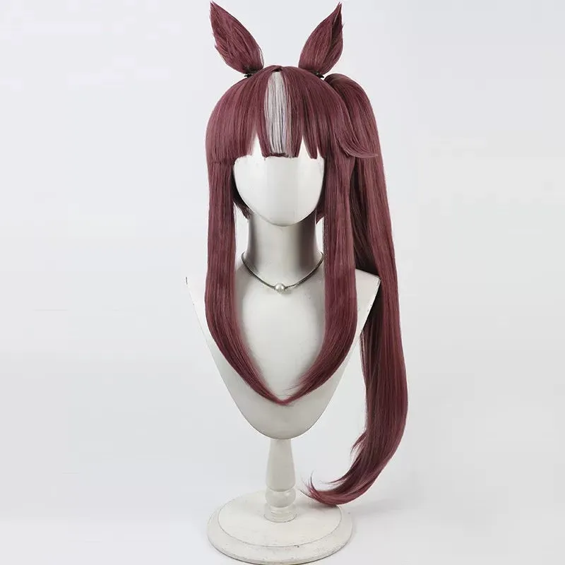 L-email Wig Uma musume: Pretty Derby Lucky Lilac Brown Ear And Tail Cosplay Wig sold by Lemail wig product image thumbnail 3