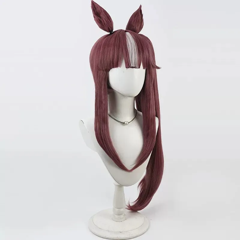 L-email Wig Uma musume: Pretty Derby Lucky Lilac Brown Ear And Tail Cosplay Wig sold by Lemail wig product image thumbnail 4