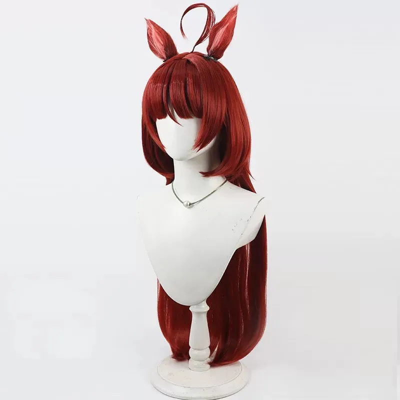 L-email Wig Uma musume: Pretty Derby Red Desire Ears And Tail Cosplay Wig sold by Lemail wig product image thumbnail 4