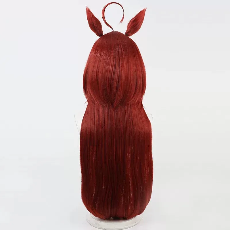 L-email Wig Uma musume: Pretty Derby Red Desire Ears And Tail Cosplay Wig sold by Lemail wig product image thumbnail 5