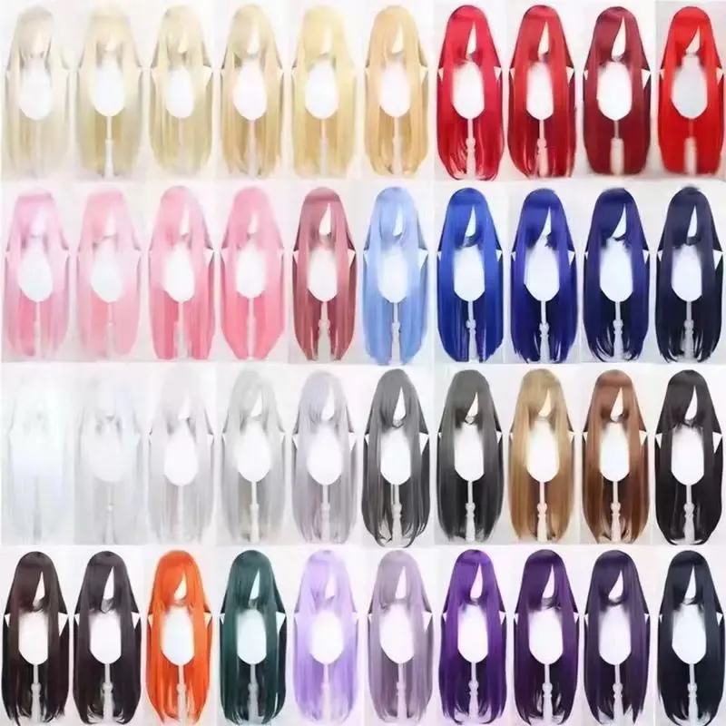 L-email Wig 41 Colors 100cm Long Straight General Cosplay Wigs sold by Lemail wig