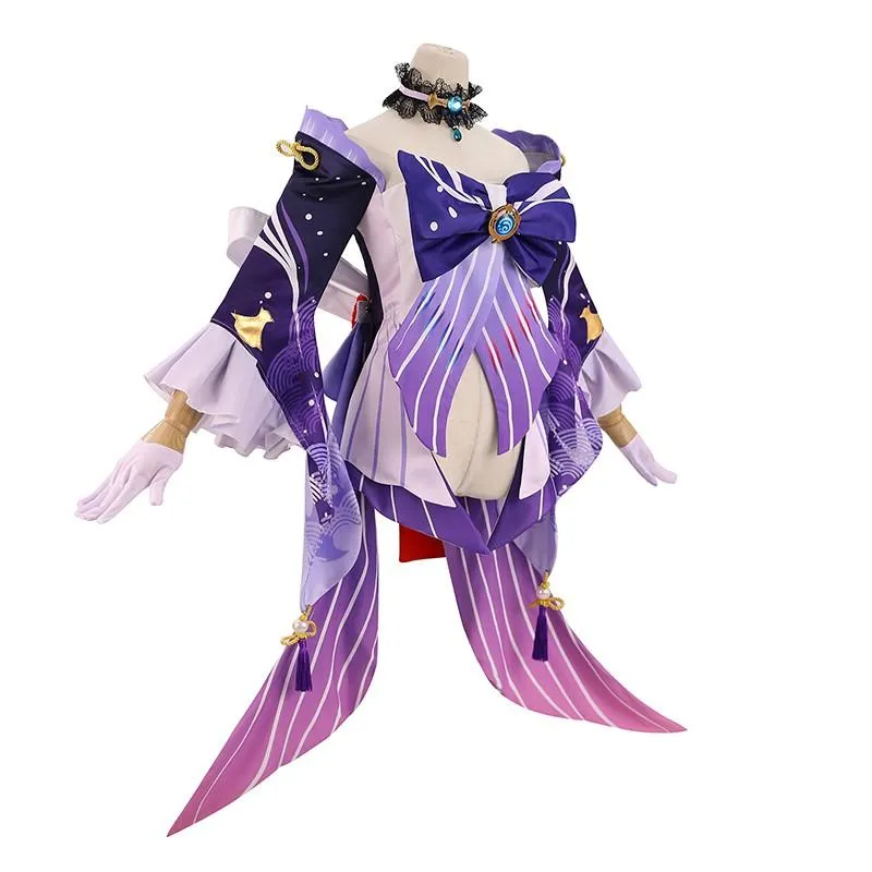 【48HR SHIP】L-email Wig Genshin Impact Sannomiya Kokomi Cosplay Costume sold by Lemail wig product image thumbnail 3