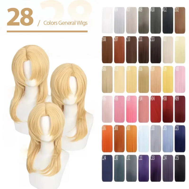 L-email Wig 28 Colors 50cm General Cosplay Wigs sold by Lemail wig