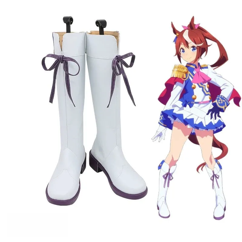 L-email Wig Umamusume:Pretty Derby Tokai Teio Racing Suit Cosplay Shoes sold by Lemail wig
