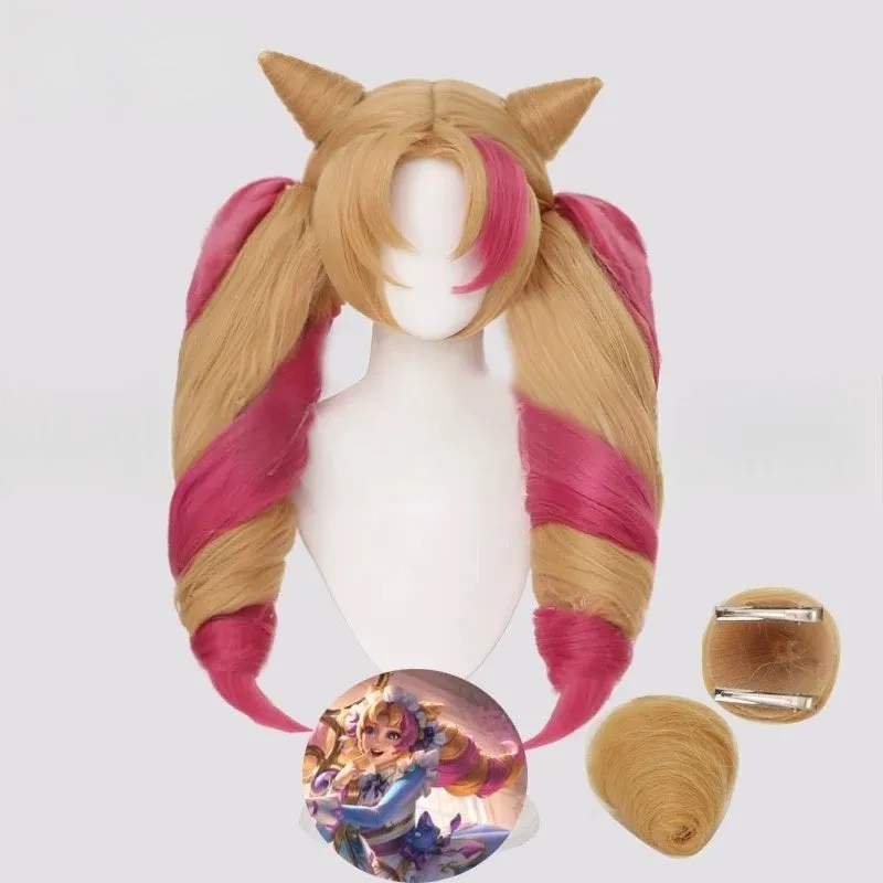L-email Wig League of Legends Cafe Cuties Gwen Cosplay Wigs made by Lemail wig