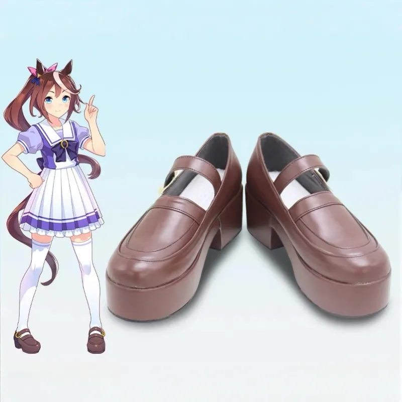 L-email Wig Umamusume:Pretty Derby Tokai Teio Cosplay Shoes sold by Lemail wig
