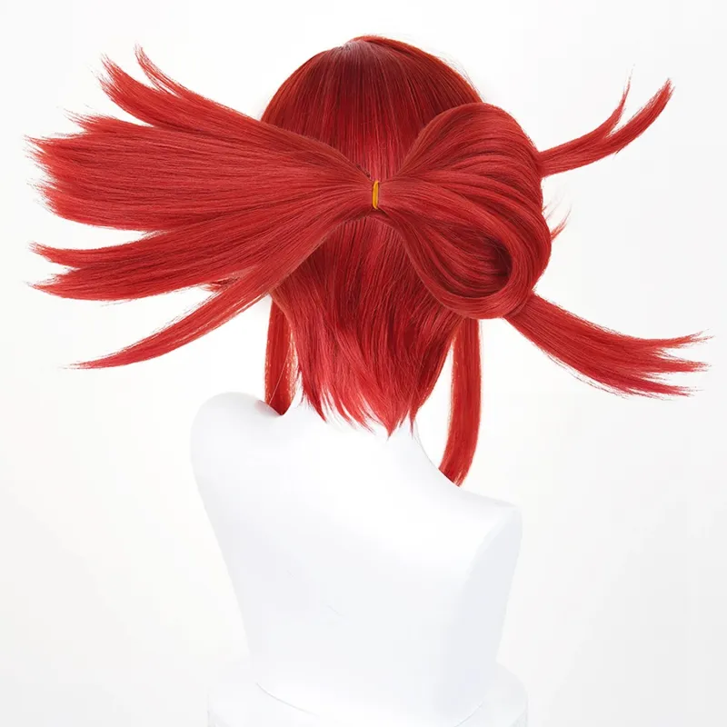 L-email Wig Gachiakuta Riyo Red Cosplay Wig sold by Lemail wig product image thumbnail 4