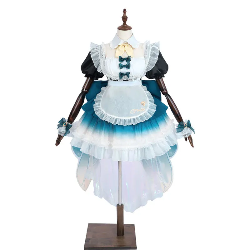 【48HR SHIP】L-email Wig Honkai: Star Rail Firefly Maid Cosplay Costume sold by Lemail wig