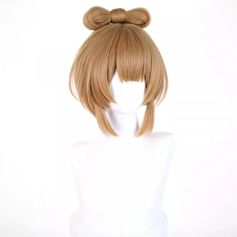 L-email Wig Genshin Impact Yaoyao Brown 30cm Cosplay Wig sold by Lemail wig product image thumbnail 5