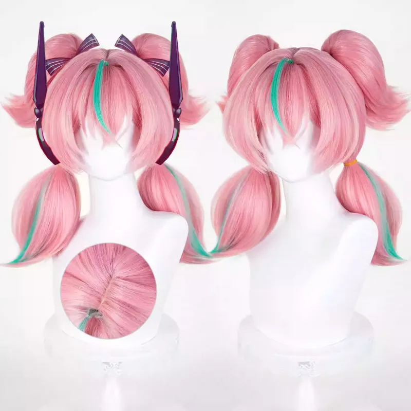 L-email Wig Zenless Zone Zero Angels of Delusion Aria Color mixing Cosplay Wig sold by Lemail wig product image thumbnail 2