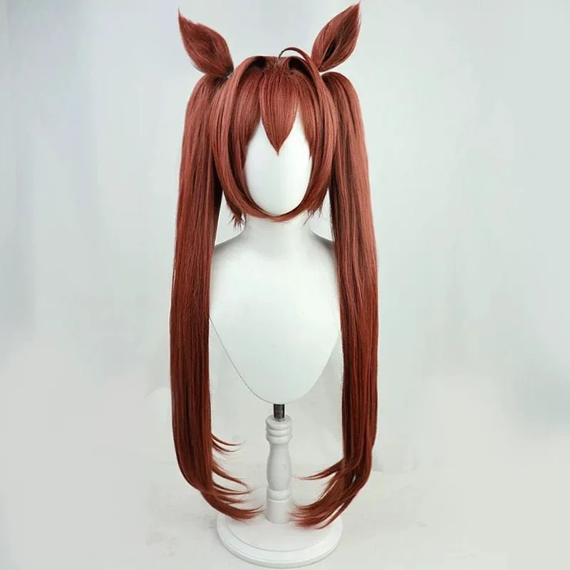 L-email Wig Umamusume:Pretty Derby Daiwa Scarlet Brown Halloween Cosplay Wig sold by Lemail wig product image thumbnail 2