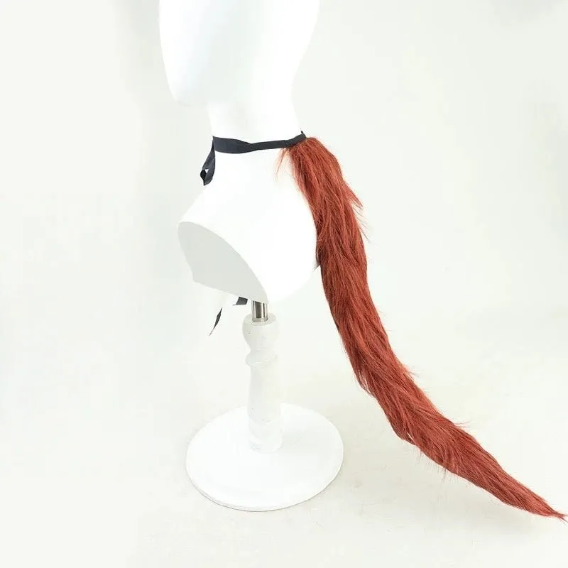L-email Wig Umamusume:Pretty Derby Daiwa Scarlet Brown Halloween Cosplay Wig sold by Lemail wig product image thumbnail 4