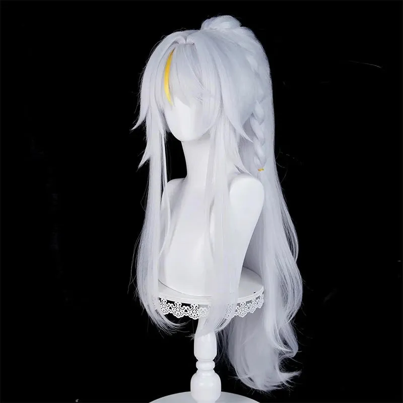 L-email Wig Genshin Impact Zibai White Cosplay Wig sold by Lemail wig product image thumbnail 3