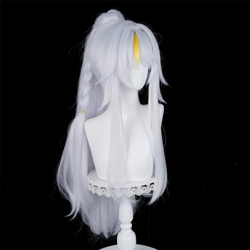 L-email Wig Genshin Impact Zibai White Cosplay Wig sold by Lemail wig product image thumbnail 4