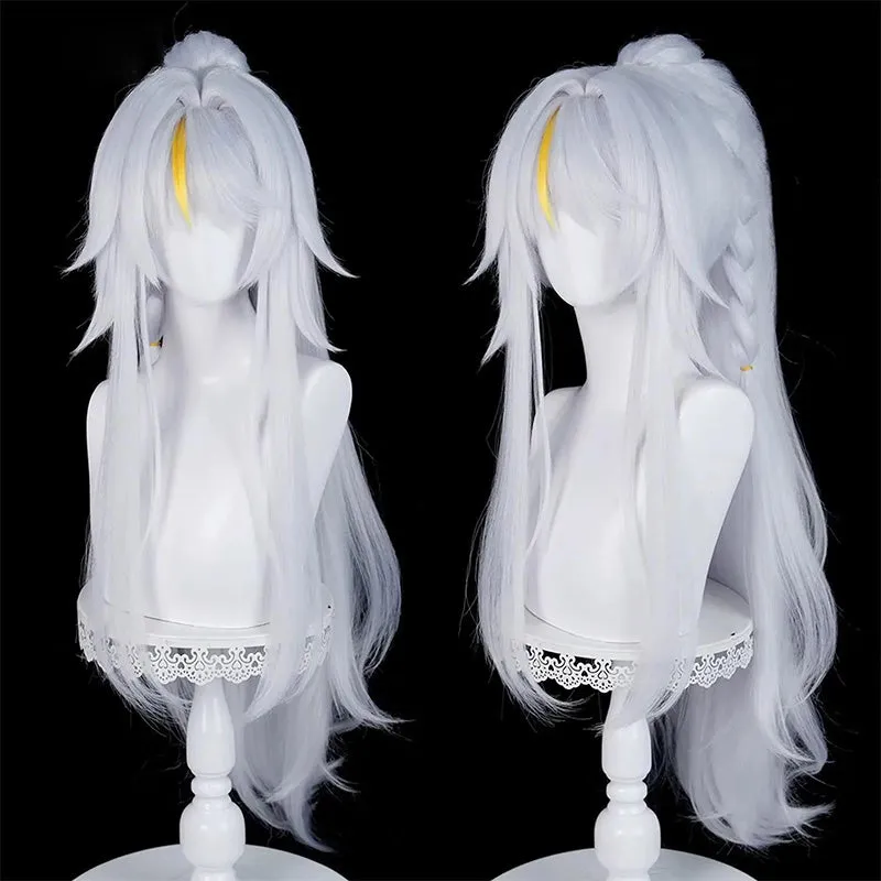 L-email Wig Genshin Impact Zibai White Cosplay Wig sold by Lemail wig product image thumbnail 2